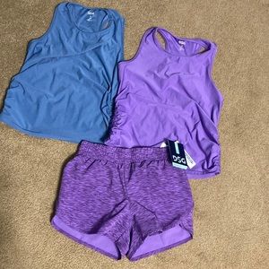 NWT DSG shorts and two shirts